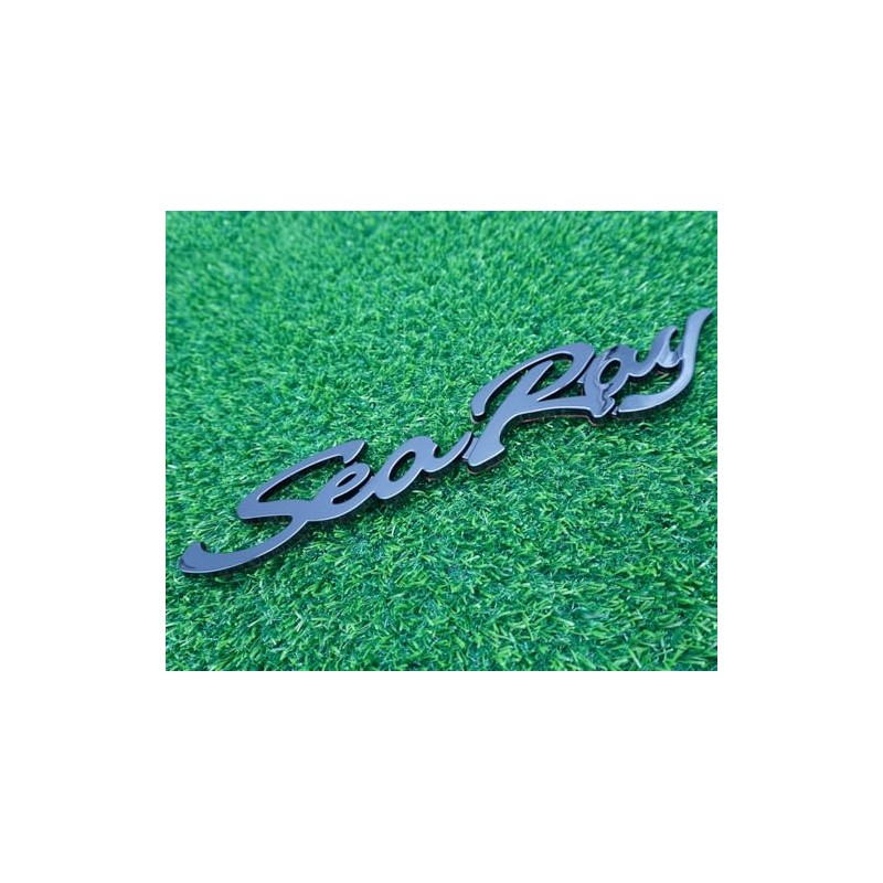 1x Sea Ray Searay Script Boat Letters Logo Badge 3D