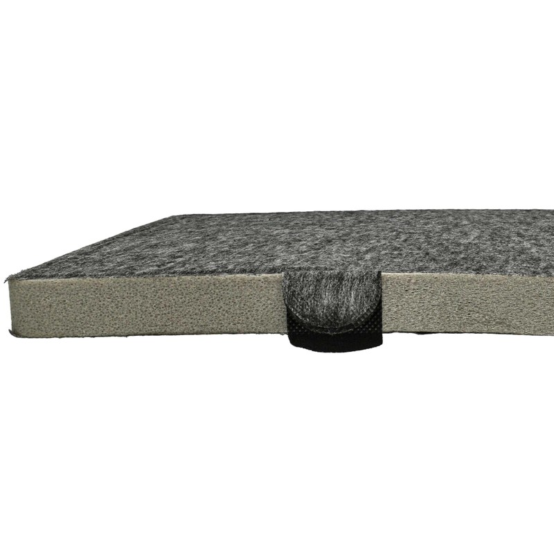 vhbw Filter Activated Carbon Filter Replacement for Miele DKF11-1, 7353170,