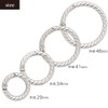 Daio Seisakusho Diecast Carabiner, Knotted Type, 1.3 inches (34 mm),