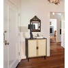 Finnhomy Sideboard Buffet Cabinet, Kitchen Storage Sideboard with Rattan Decorated