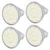 4pcs/set MR11 LED Spot Light Bulb with Dual Needle Base
