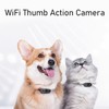 1080P Pet Camera Wireless WiFi Transmission Thumb Camera Magnetic Suction