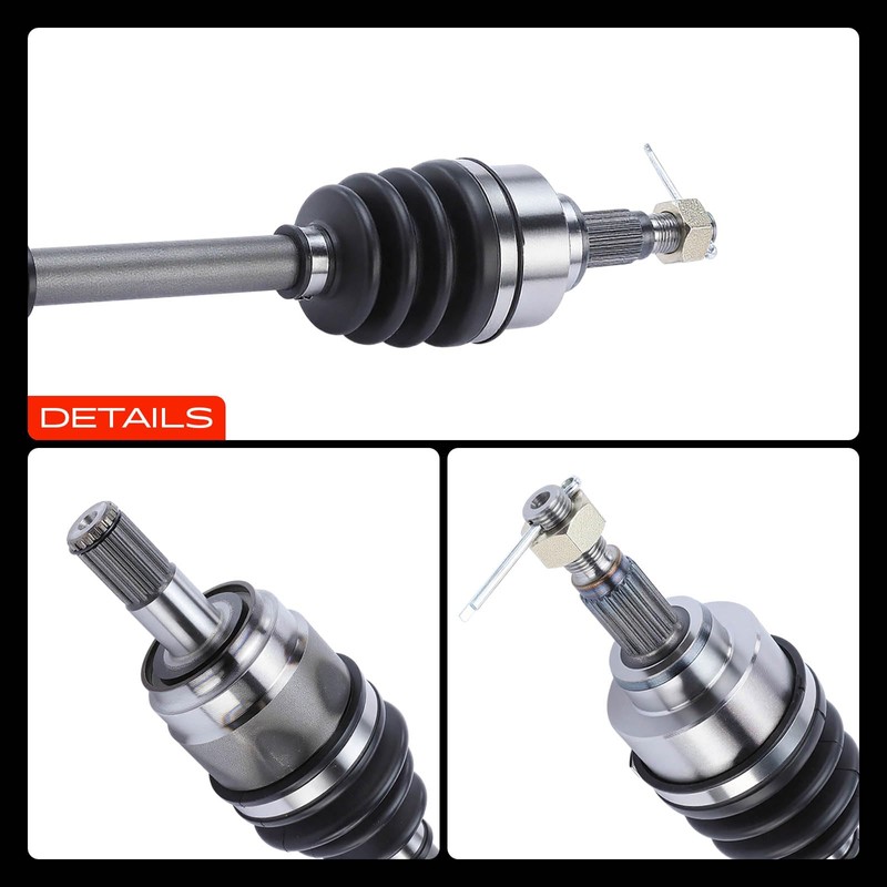 A-Premium CV Axle Shaft Assembly Compatible with Honda Models -