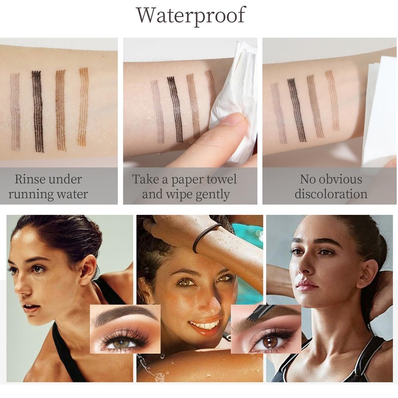 GL-Turelifes Eyebrow Pencil Microblading Pen, Liquid Eyebrow Pen Micro 4