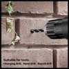 10-Piece 3/16" Masonry Drill Bits for Tile Glass Ceramic Wall