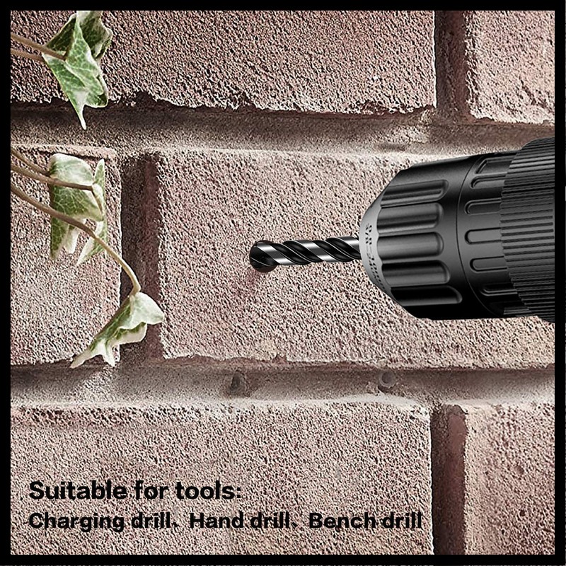 10-Piece 3/16" Masonry Drill Bits for Tile Glass Ceramic Wall