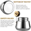DITOSH 2 Cup 100 ML 3.3 oz Stovetop Espresso Maker