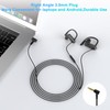 AIAUXAI Wired Over Ear Earbuds with Ear Hooks Mic for