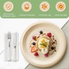 iDopick Compostable Paper Plates 9 Inch, 50 Pack Biodegradable Sugarcane