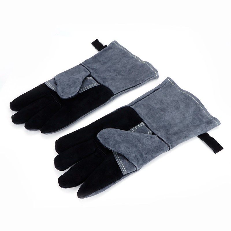 Welding Gloves Stitching Heat/Fire Resistant Mitts for BBQ Oven Grill