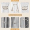 Pretty Jolly 2 Pack Strong Magnetic Curtain Tiebacks Handmade Weave