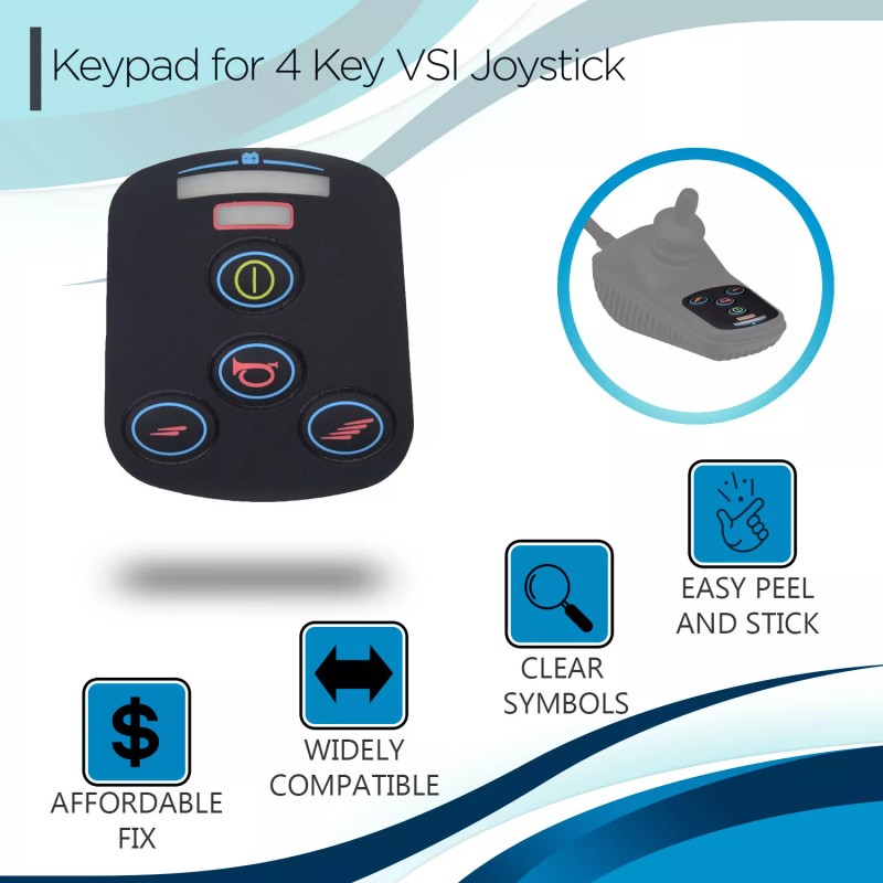 MSP Keypad for 4-Key VSI Joystick Controllers by PG Drives