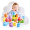 Quercetti Quercetti-4142 MOMY Soft Plastic Early Childhood Construction Toy, 24