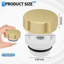 Boltigen Outdoor Faucet Repair Kit, ASSE 1019-A Vacuum Breaker Outside Faucet Repair Kit, Hose Bib Spigot Repair Kit for Anti-Siphon Frost-Free Sillcock Valves, Vacuum Breaker Replacement Kit