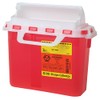 BD Medical Systems 305426 Sharps Collector with Counterbalanced Door, Horizontal,