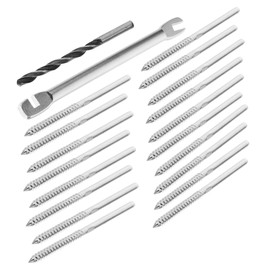 Operitacx Wire Rope Rigging Set Cable Railing System Kit Lag Screws Stair Railing Kit for Outdoor Indoor Use