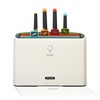 Etespie Smart Cutting Board and Knife Set,Self Cleaning Cutting Board