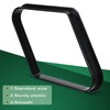 Zelphvt Black Billiards 9 Ball Pool Table Triangle Rack 9-Ball