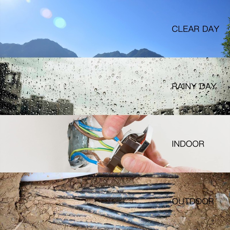 CNBTR Outdoor Underwater Junction Box 3 Way Cable Wire Connector