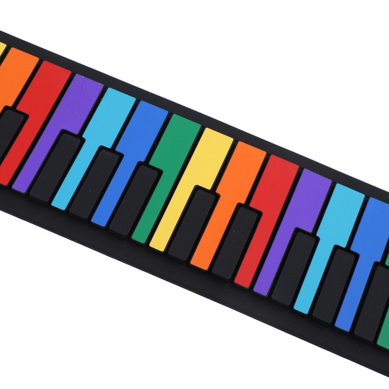 49 Keys Roll Up Piano Toy Realistic Sound Rechargeable Electric
