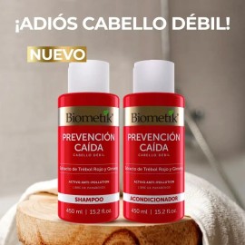Biometik Kit Anticaida Shampoo + Acondiconador + Tónico