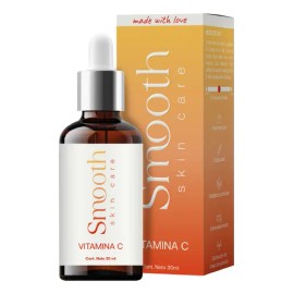 Serum Facial Vitamina C Smooth Skincare + A. Hialurónico