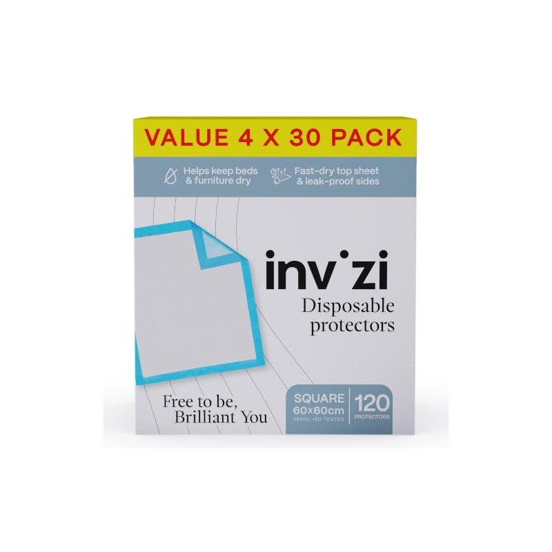 Invizi Waterproof Protector 60x60cm – Disposable Furniture & Chair Protector