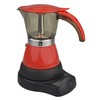 Bene Casa - Electric Espresso Maker 1-3 Cup Red, Cafetera