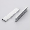 20Pcs Silver Aluminum Heatsink 100x20x6 mm / 4x0.8x0.2 Inch Heat