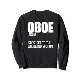Oboe Musical Instrument Definition Orchestra Musician Obois Sweatshirt