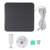 Solar Panel for Ring Camera 12W Fast Charging IP65 Waterproof