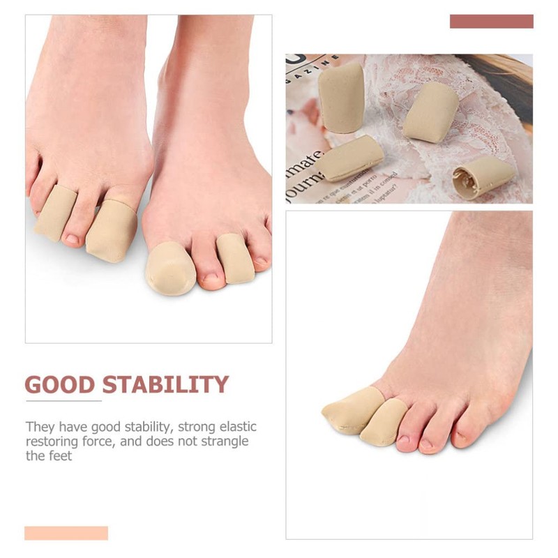 FOMIYES 2pcs Toe Scuffs Toe Caps Toe Finger Protector Gelt