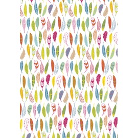 MarpaJansen Tracing Paper - Design Transparent Paper - (DIN A4, 10 Sheets, 115 g/m²) - Feathers