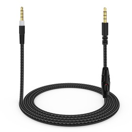 Tobysome Audio Cable Replacement Compatible with HyperX Cloud Alpha and Cloud Mix Gaming Headset 3.5mm TRRS Aux Cord (Black)