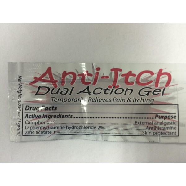 CoreTex Anti-Itch Dual Action Gel Packets - Pack of 25