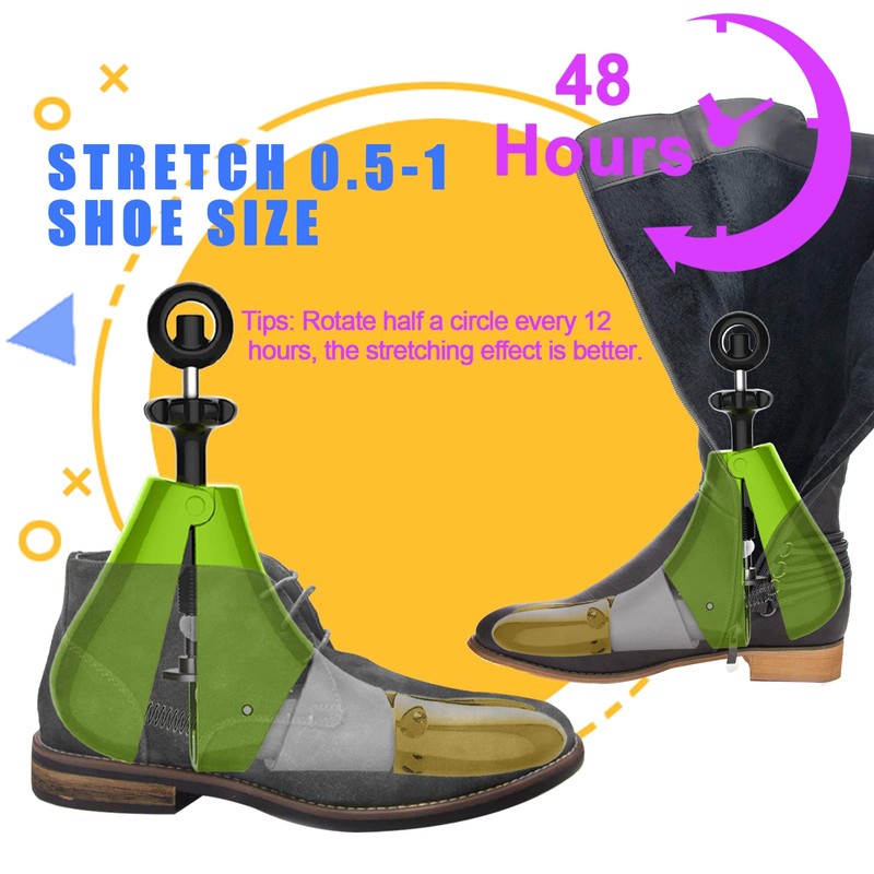Shoe Boot Stretcher for Women/Men Wide Feet/Bunions,Expander for Zip Cowboy