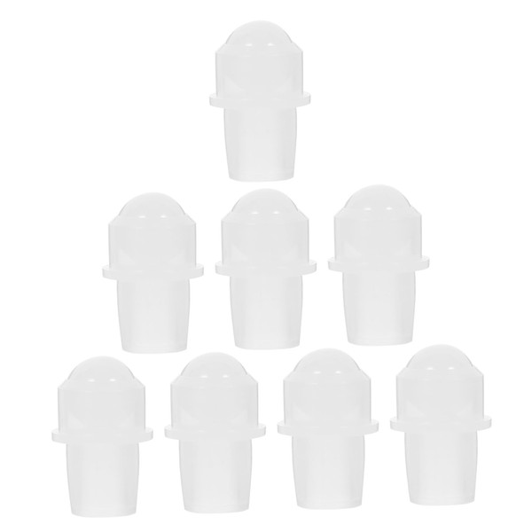 TOVINANNA 8pcs Essential Oil Bottle Rollers Replacement Natural Rollers for