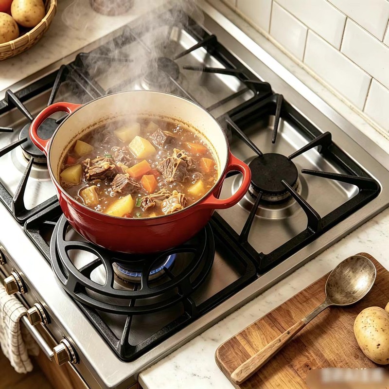 CKZYHHJ Heavy-Duty Cast Iron Heat Diffuser for Gas Stove, 9.25"