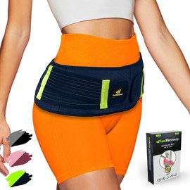 Pelvic Belt for Men and Women - Sacroiliac Belt for Pregnancy Symphysis - Hip Bandage for Sciatica, Back, Hips & Legs Pain - Neoprene Back Brace, Adjustable & Breathable (L/XL, Green)