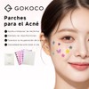 GOKOCO Parches para Acné 306 Pack, Estrella de 6 colores