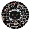 100pcs Cute Black Cat Stickers Kawaii Small Stickers Decorative Masking