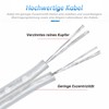 30 m Transparent Cable 28AWG 2 Core PVC Cable Transparent