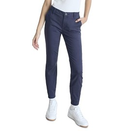 AEROPOSTALE Women's Aero Slim Uniform Pant, Heritage Navy, 4 Short