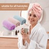 CZZXI 3 PCS Microfiber Hair Towel, Hair Wraps for Women