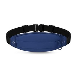 Cangurera Riñonera Deportiva para Correr Hombre Mujer, Azul