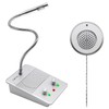 CallToU Window Speaker Intercom System,Anti-Interference Intercommunication Talk through Glass Window,Intercom