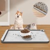 Silicone Dog Food Mat With Residue Collection Pocket - Waterproof
