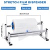 Consfly Stretch Film Wrap Dispenser with Cutter, 13.78 inch Table