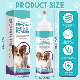 exatta Dog Ear Cleaner Powder for Hair Removal