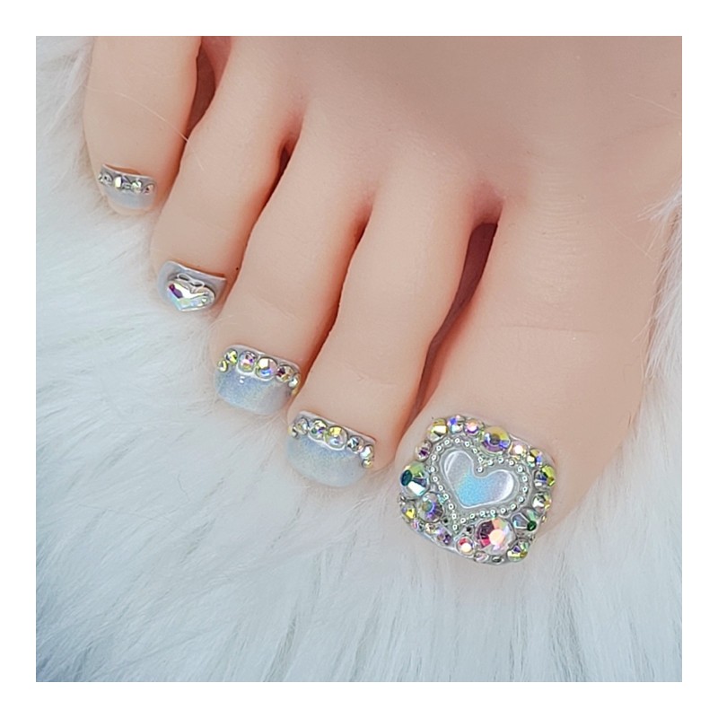 Heart Beam Jewelry Homemade Pedi Tip - Paddy A /